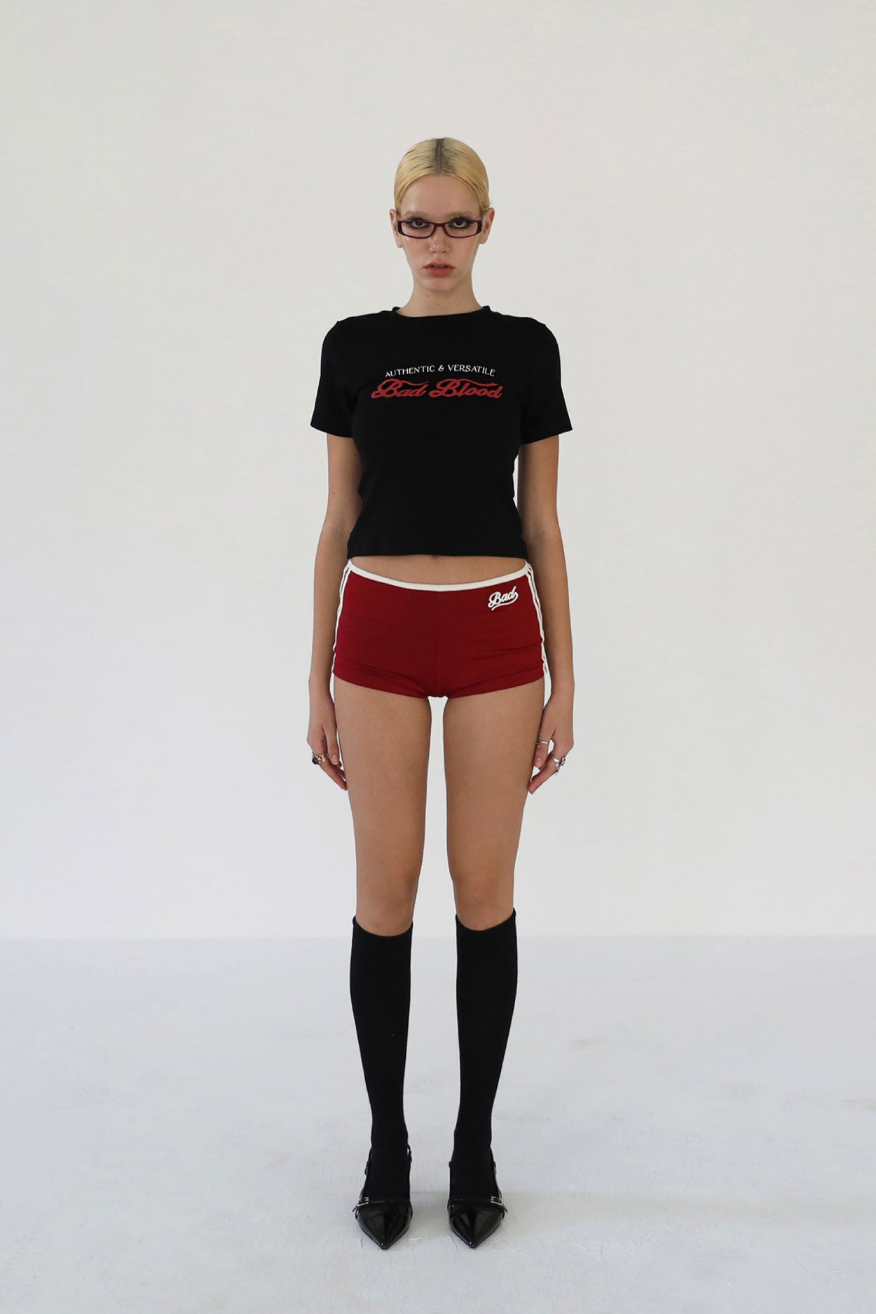 Badblood Wendy Micro Shorts Red