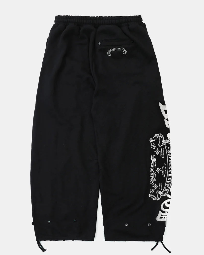 Badblood  Mystic Capsule 2-Way Curved Jogger Trousers - Black/White