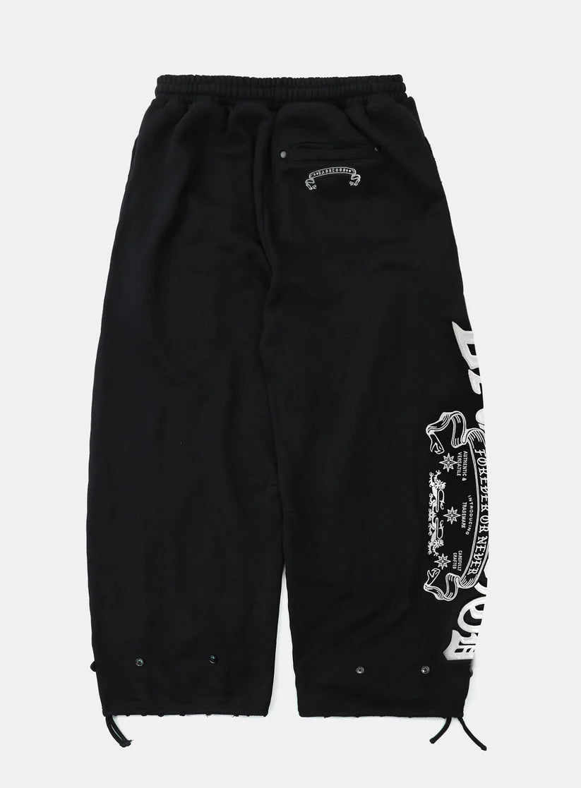 Badblood  Mystic Capsule 2-Way Curved Jogger Trousers - Black/White