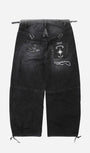 Badblood 0309 Fallout Convex Denim Pants - Black