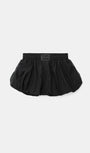 Badblood Dark Billy Nylon Balloon Mini Skirt Black