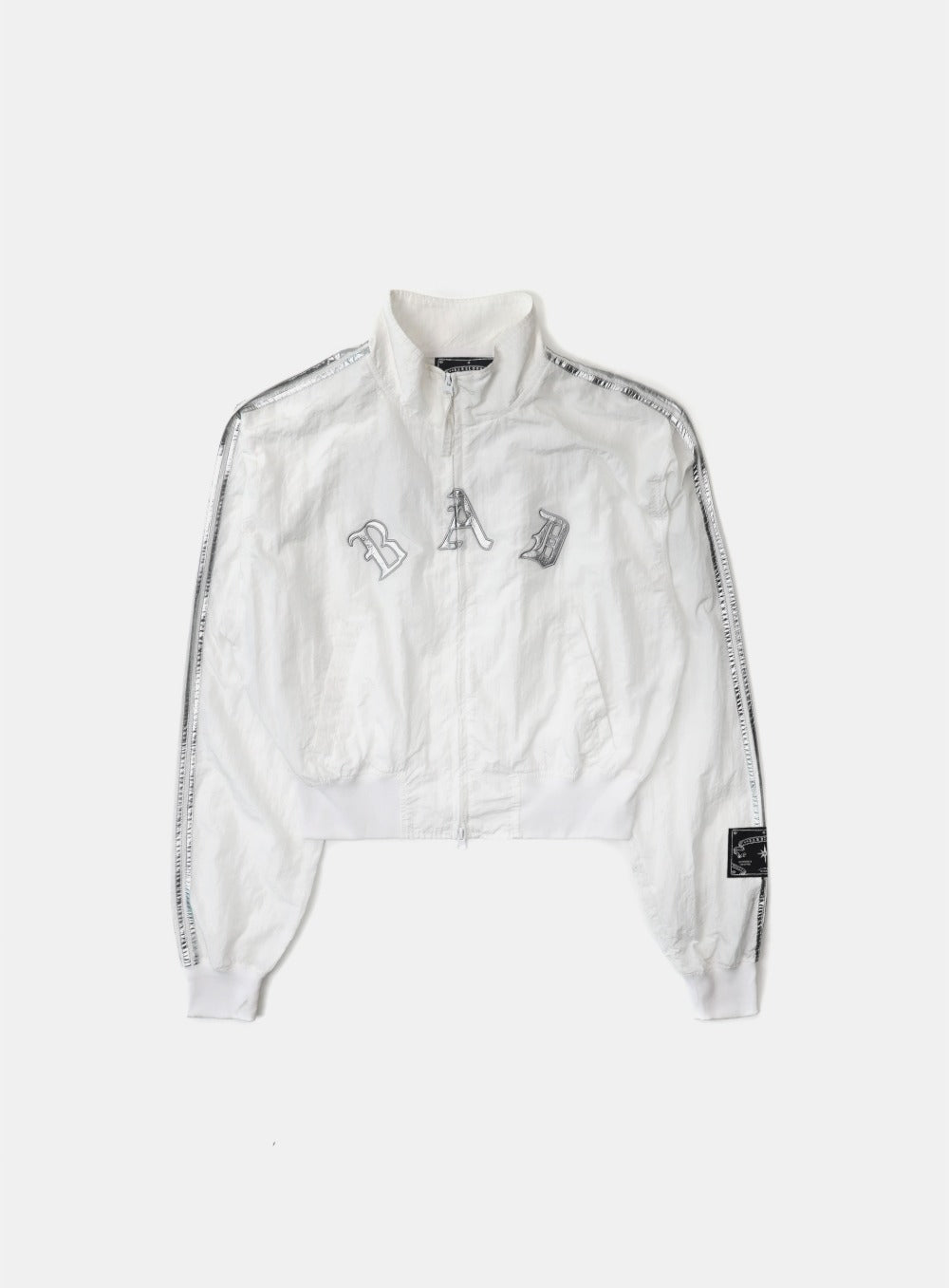 Badblood Dark Billy Nylon Track Jacket White