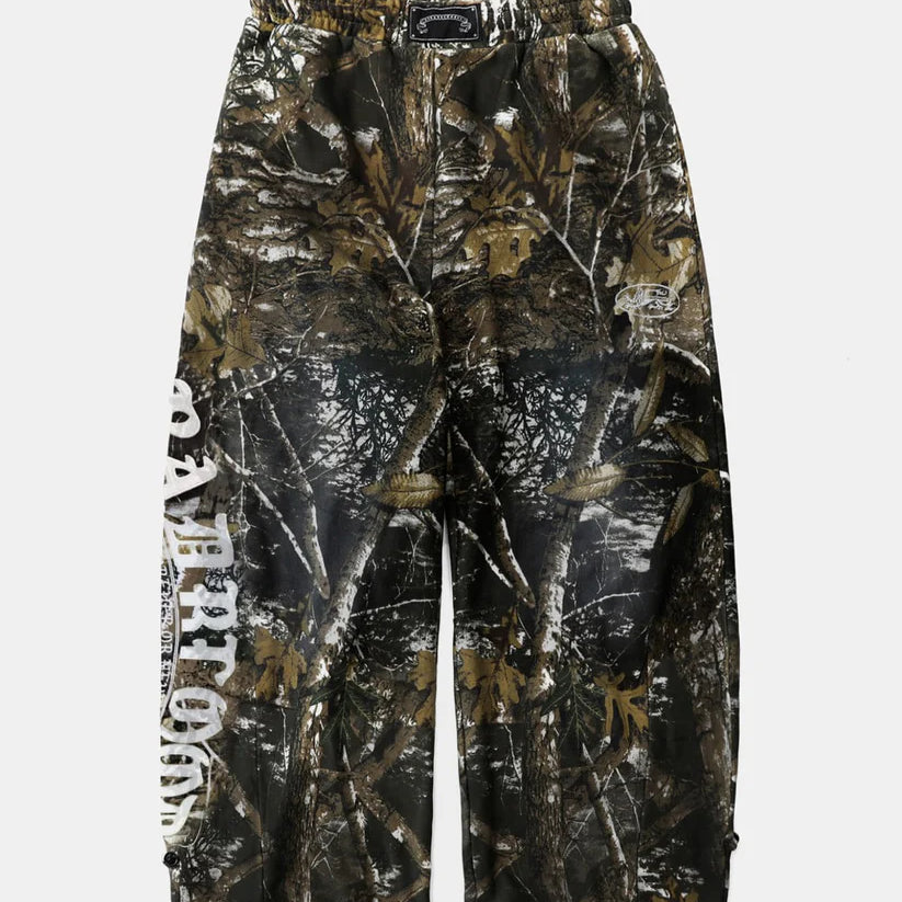 Badblood Mystic Capsule 2-Way Curved Jogger Trousers - Dark Real Tree