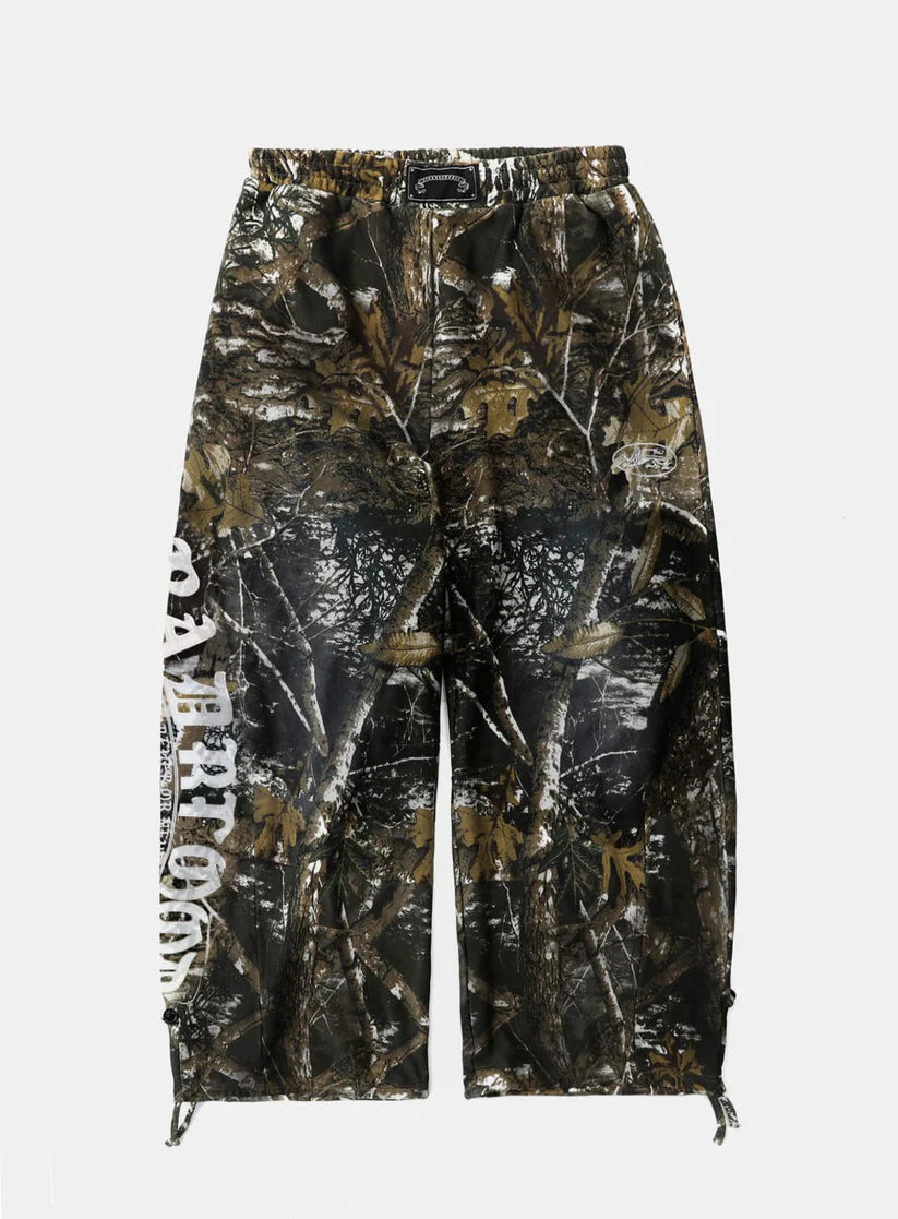 Badblood Mystic Capsule 2-Way Curved Jogger Trousers - Dark Real Tree