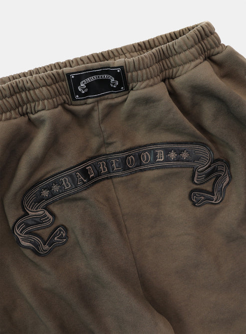 Badblood Cosmo Patch 2-Way Curved Jogger Trousers - Tobacco