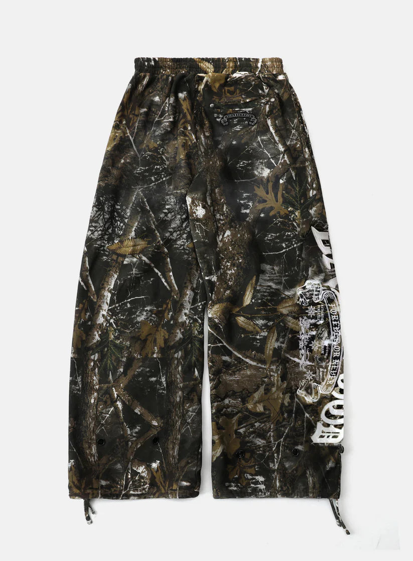 Badblood Mystic Capsule 2-Way Curved Jogger Trousers - Dark Real Tree