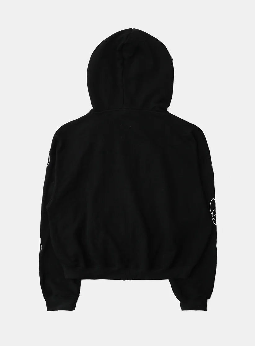 Badblood Dark Classic MYM Hooded Zip-Up - Black
