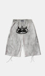 Badblood Mystic Patch Bermuda Pants - Washed White