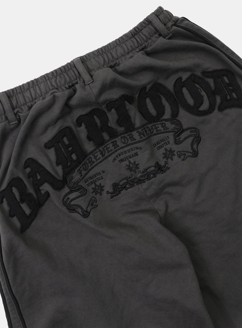 Badblood Billy Washed Jogger - Charcoal