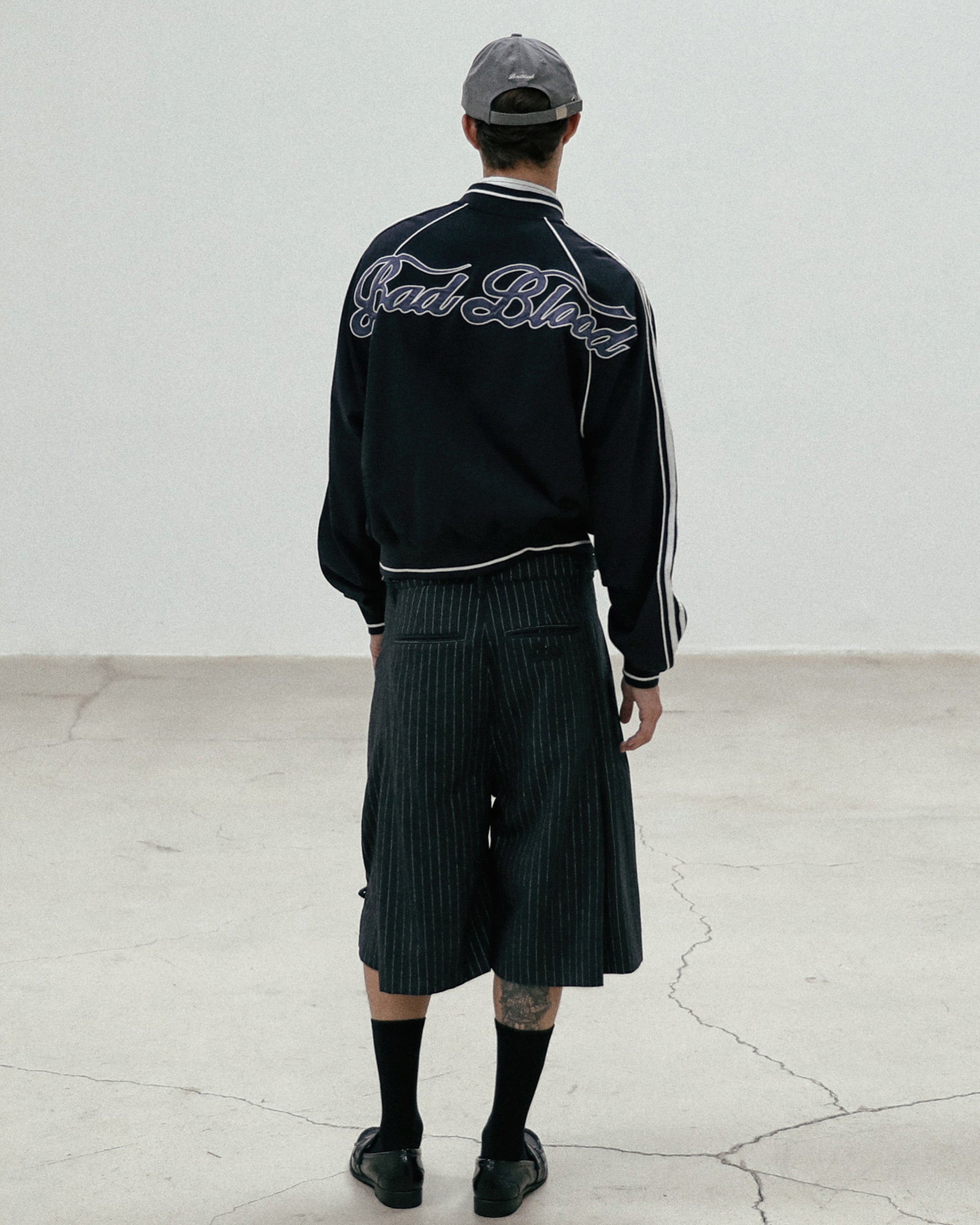 Badblood Billy Jersey Windbreaker - Navy