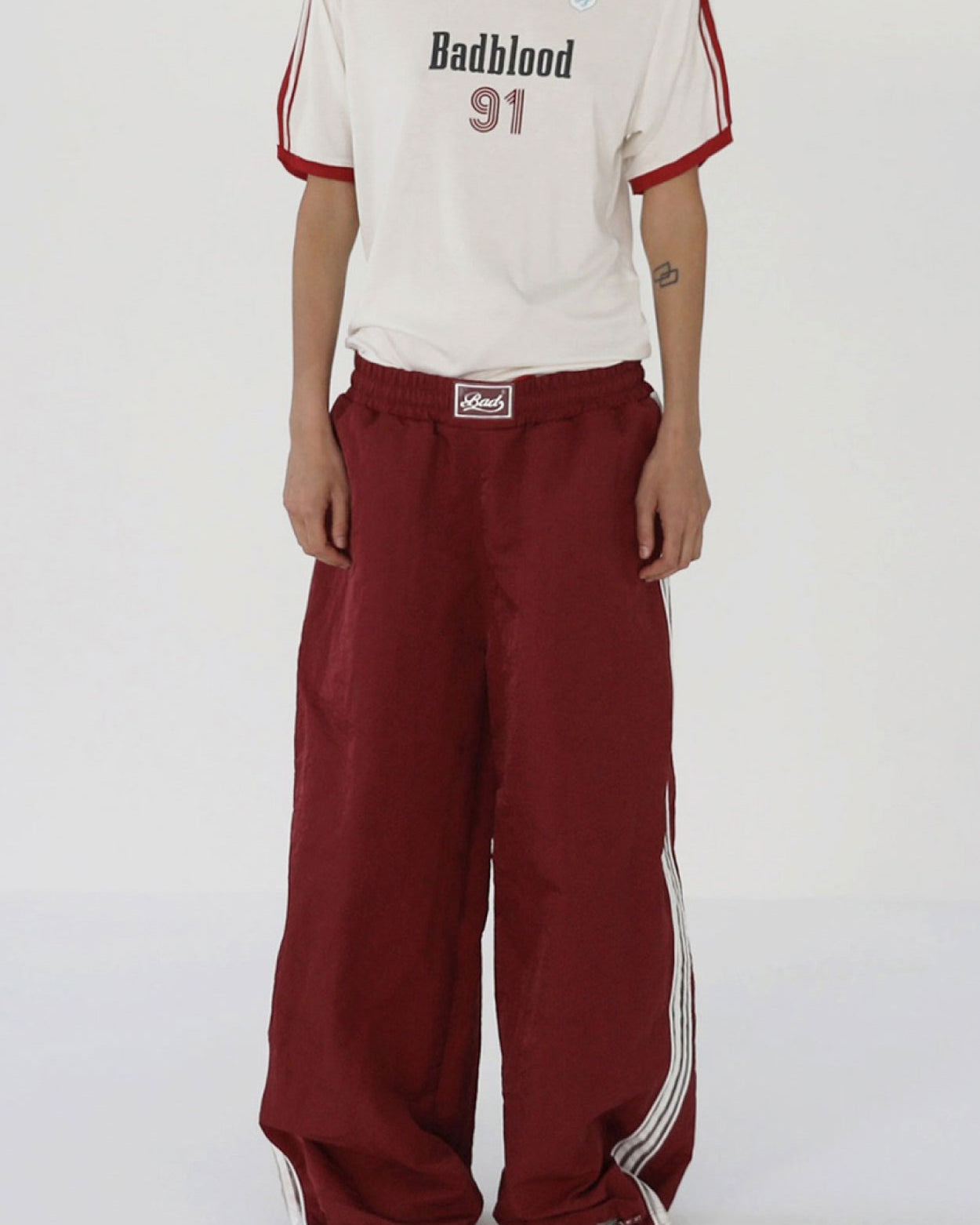 Badblood Billy SS Track Pants Red