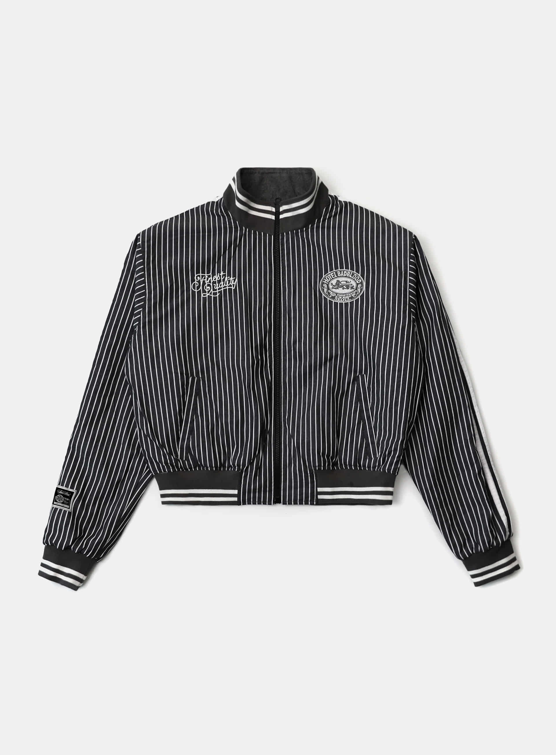Badblood Reversible Pinstripe Tracksuit Grey