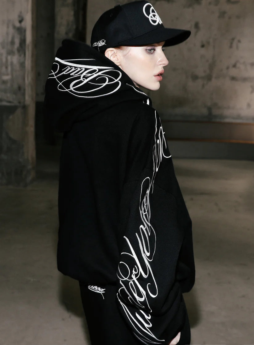 Badblood Dark Classic MYM Hooded Zip-Up - Black