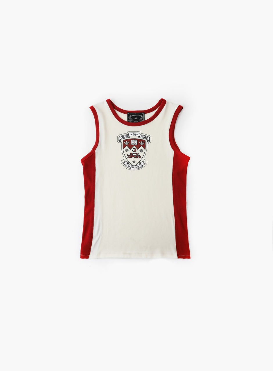 BADBLOOD ♥ Vintage Club Jersey Ringer T-Shirt/追跡付 Classic Ringer T-Shirt - Gray/Red | eBay
