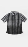 Badblood Cosmo Graphic Short Sleeve Shirt White Check