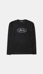 Badblood Mystic Logo Reflective Long Sleeve Black