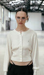 Badblood The Pure Round Cardigan - White