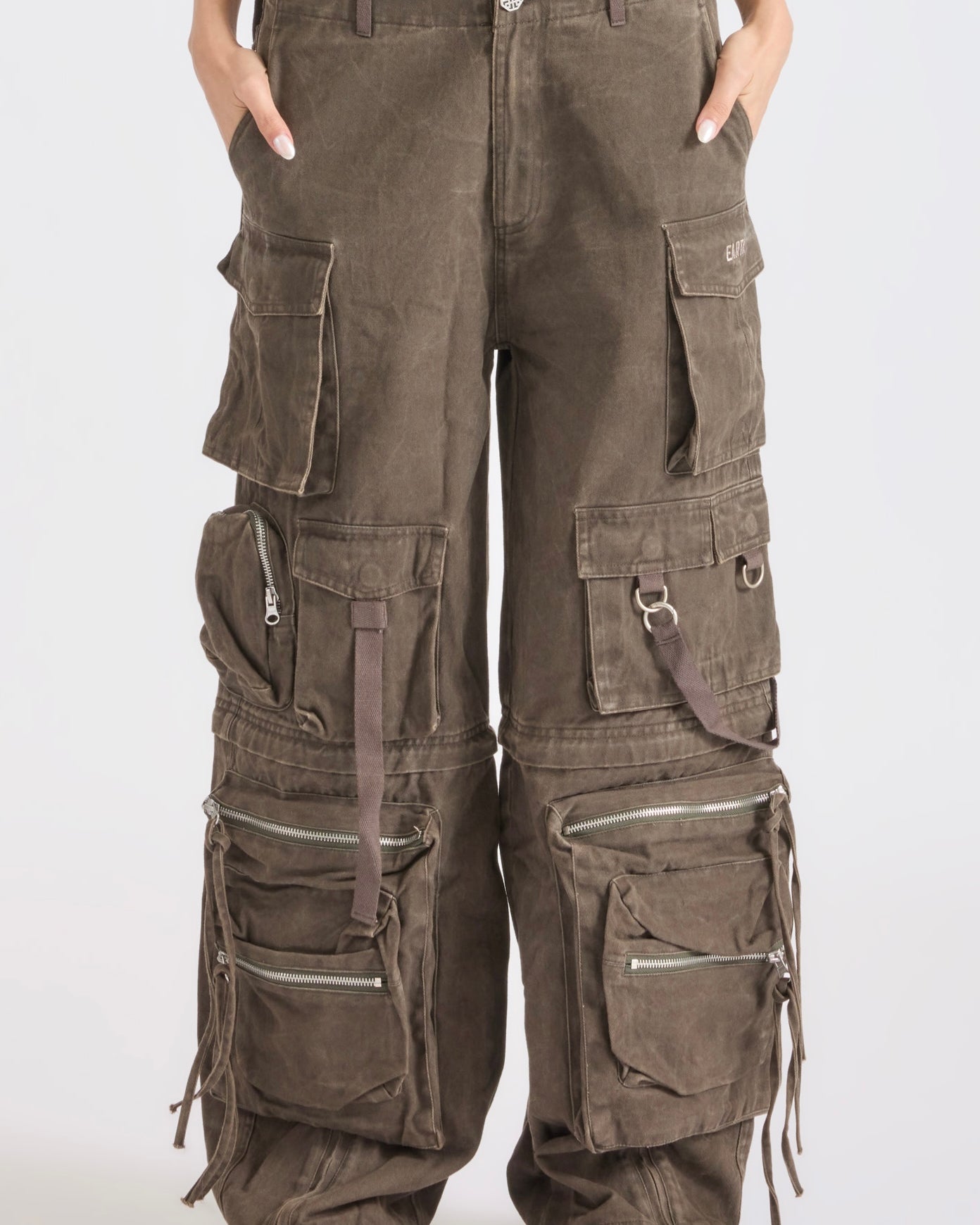 Badblood Alpha 2 Convertible Cargo Trousers Espresso