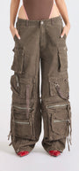 Badblood Alpha 2 Convertible Cargo Trousers Espresso