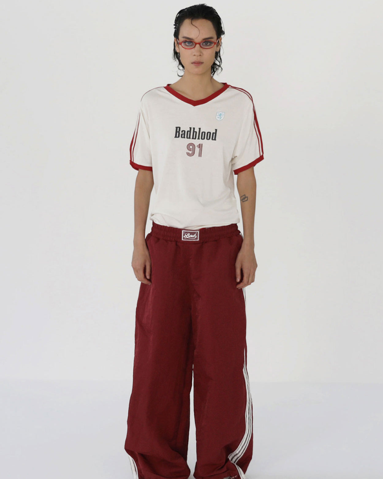 Badblood Billy SS Track Pants Red