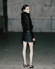 Badblood Mystic Skirt - Black Leopard