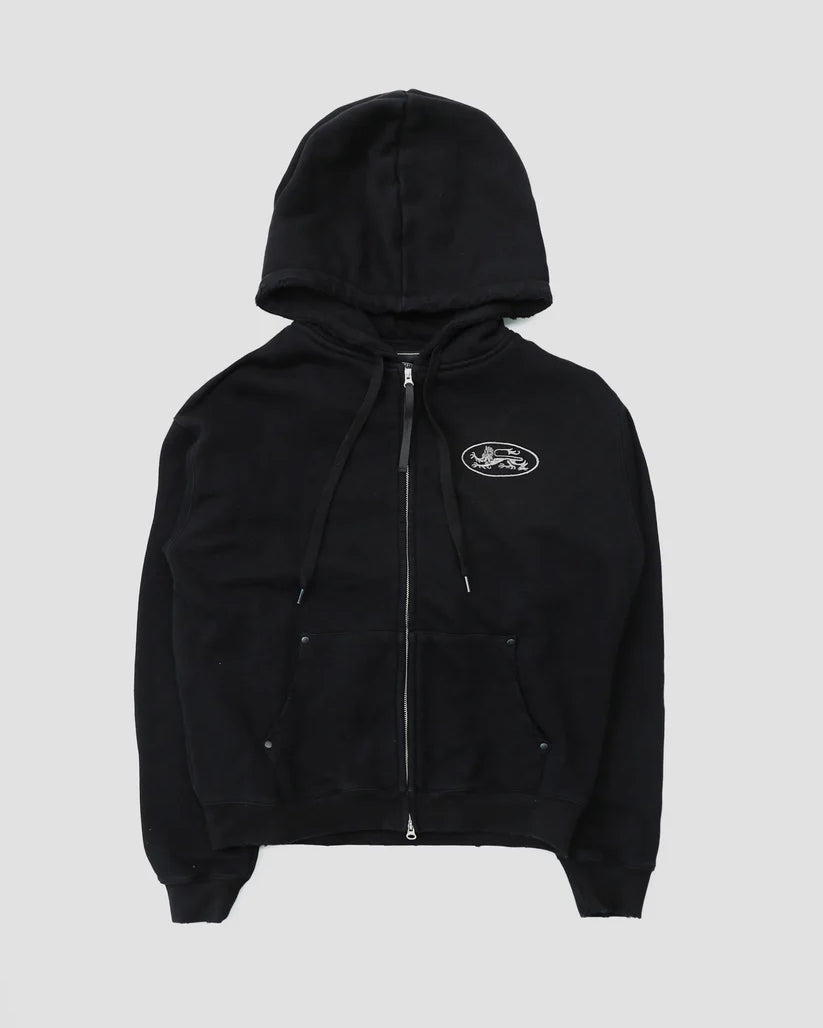 Badblood Mystic Capsule Hooded Zip-Up - Black/White