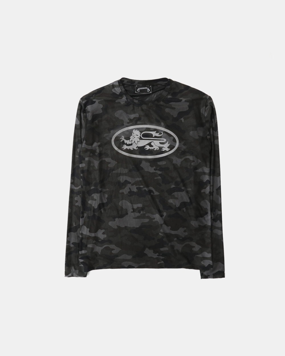 Badblood Mystic Logo Reflective Long Sleeve Black Camo