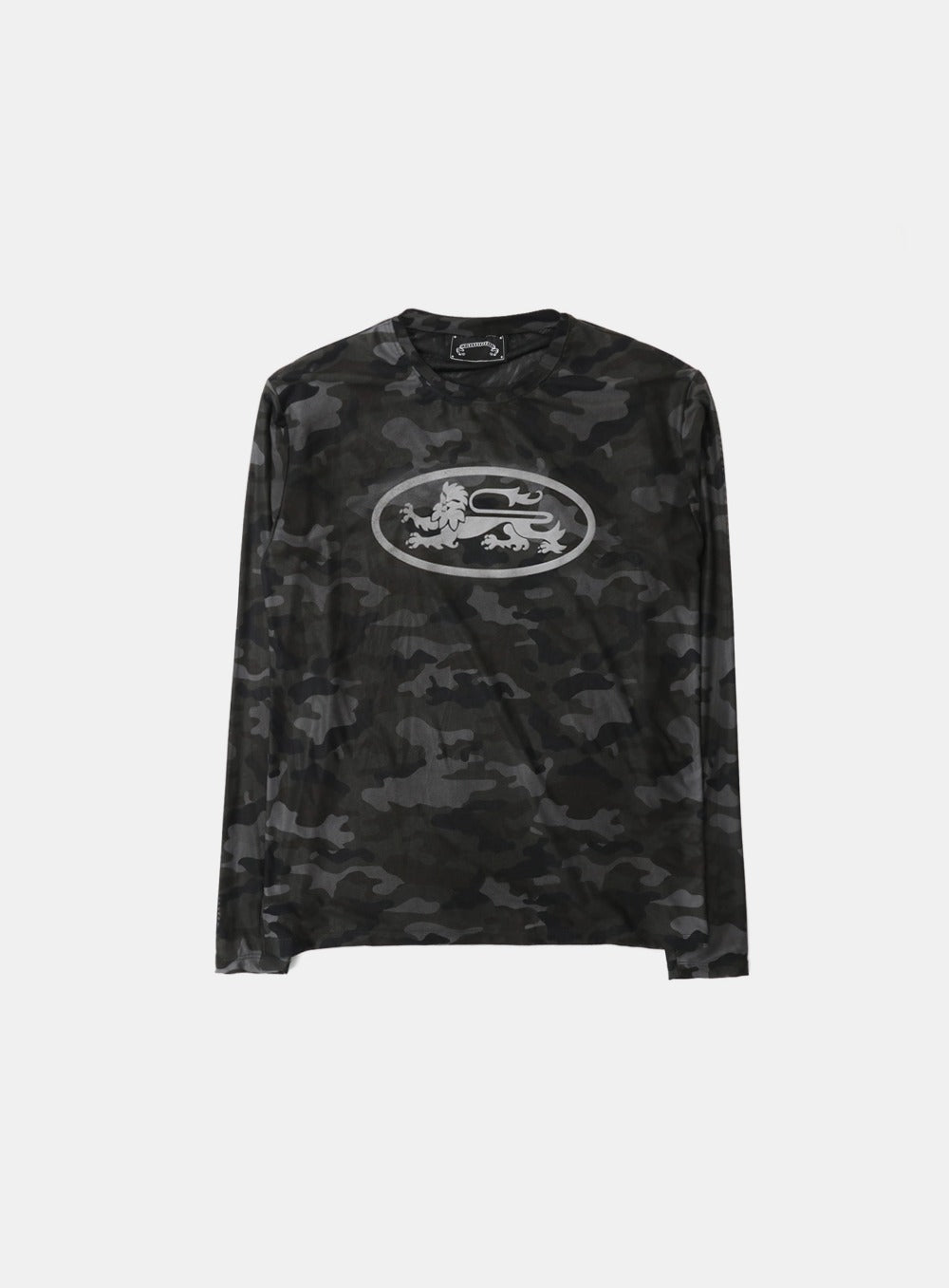 Badblood Mystic Logo Reflective Long Sleeve Black Camo