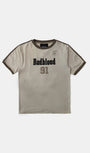 Badblood Vintage Club Jersey Ringer T-Shirt - Tan