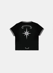 Badblood Cosmo Reflective Ringer T-Shirt - Black
