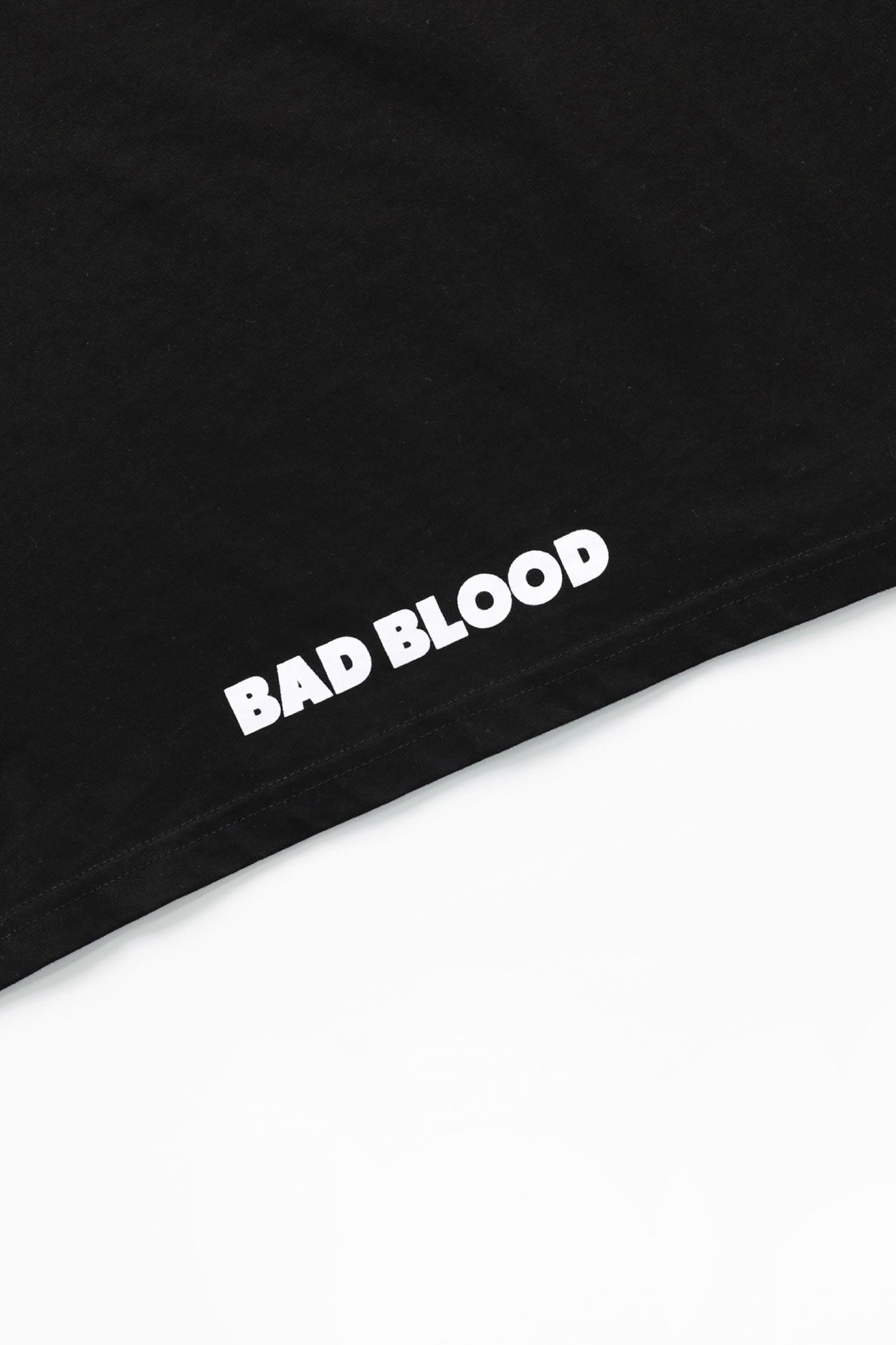 Badblood Kill them overfit crop T-shirt Black