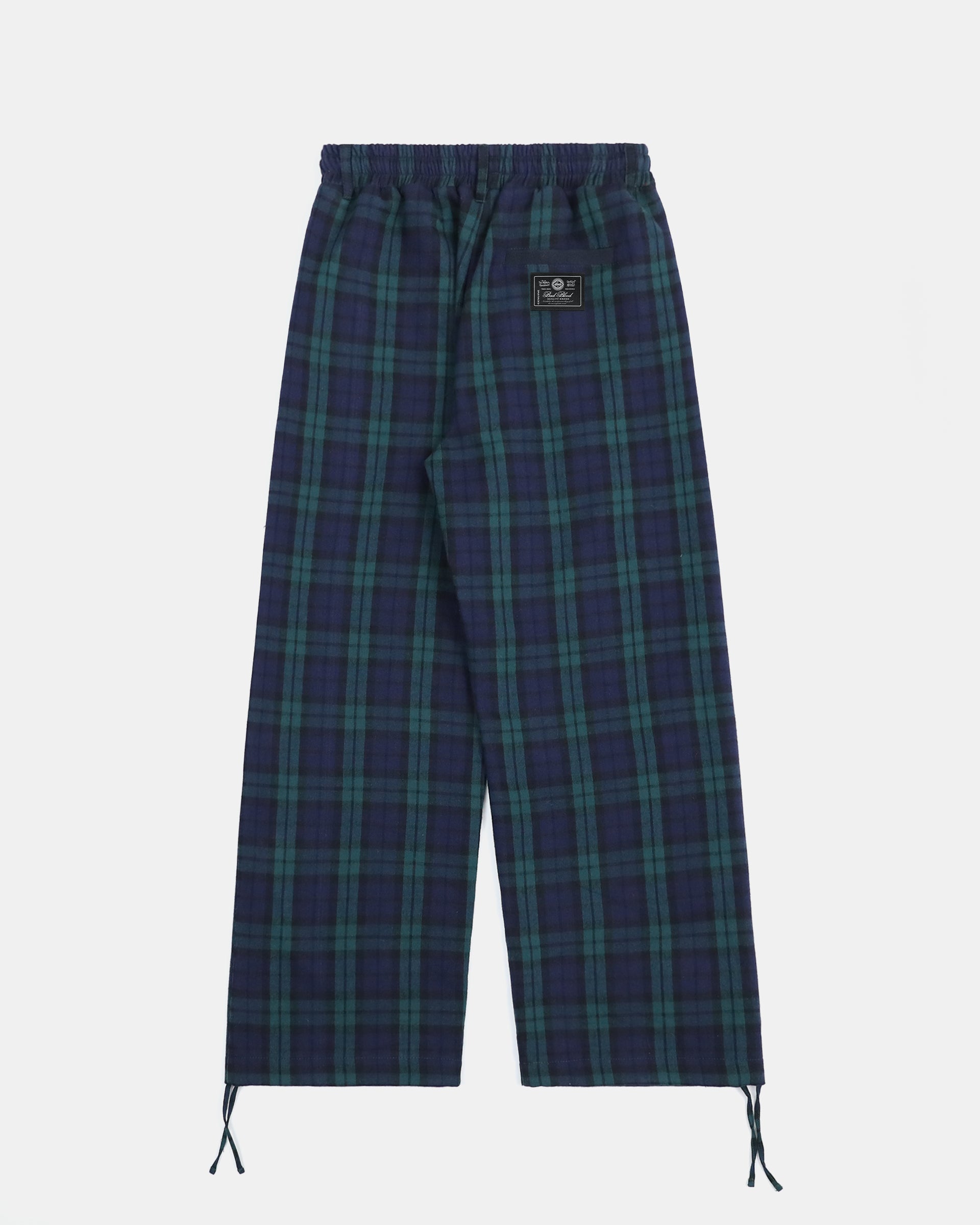 Badblood Classic Check 2 Way Jogger Trousers - Green