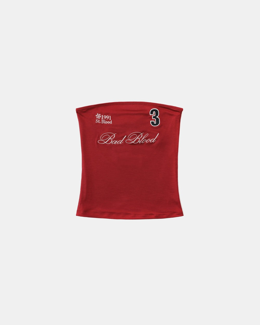 Badblood Classic Logo Tube Top - Red