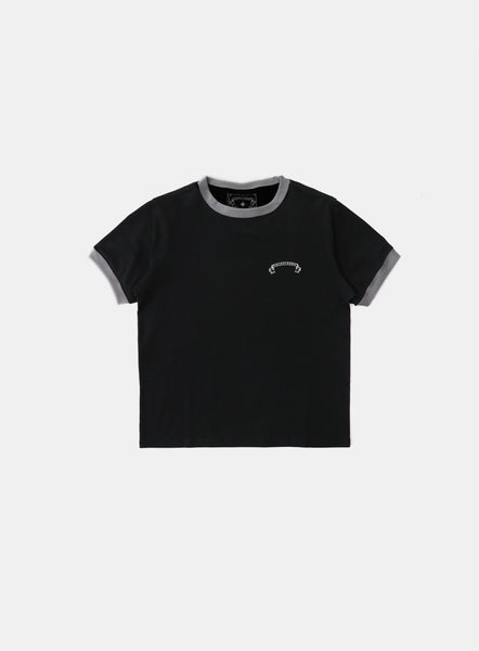 ★BADBLOOD★ Cosmo Reflective Ringer T-Shirt Black Camo Badblood Cosmo Reflective Ringer T-Shirt - Black Camo