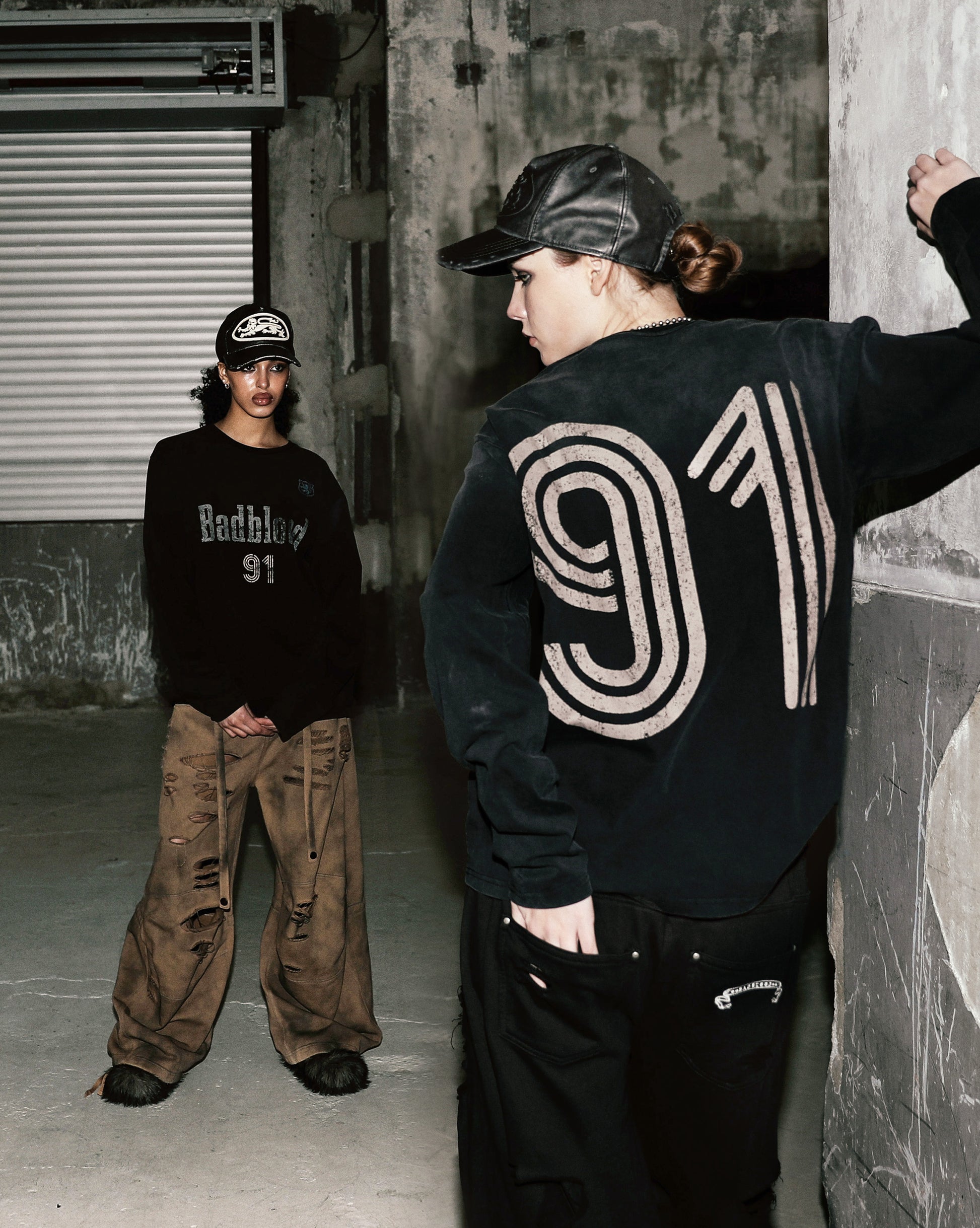 Badblood Sun Faded 2 Long Sleeve - Black