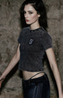 Badblood Rusty Denim Muscle Tee Blue