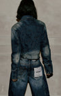 Badblood Charlie Barrel jeans Mid Blue
