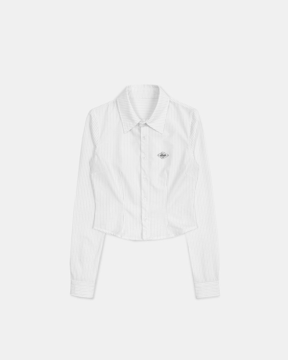Badblood 013 Slim Fit Shirt White/Stripe
