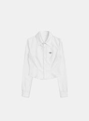 Badblood 013 Slim Fit Shirt White/Stripe