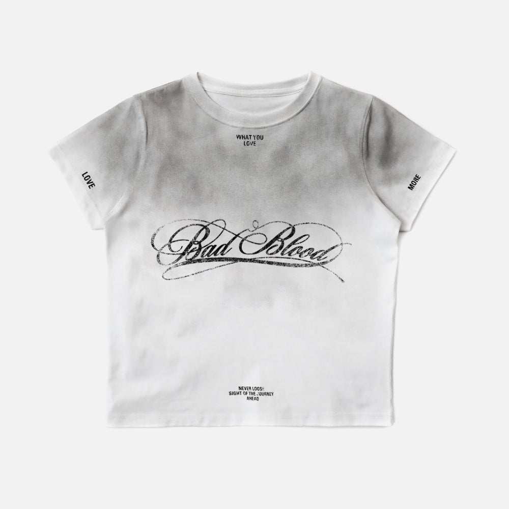 Badblood Dark Classic Dusty T-Shirt White