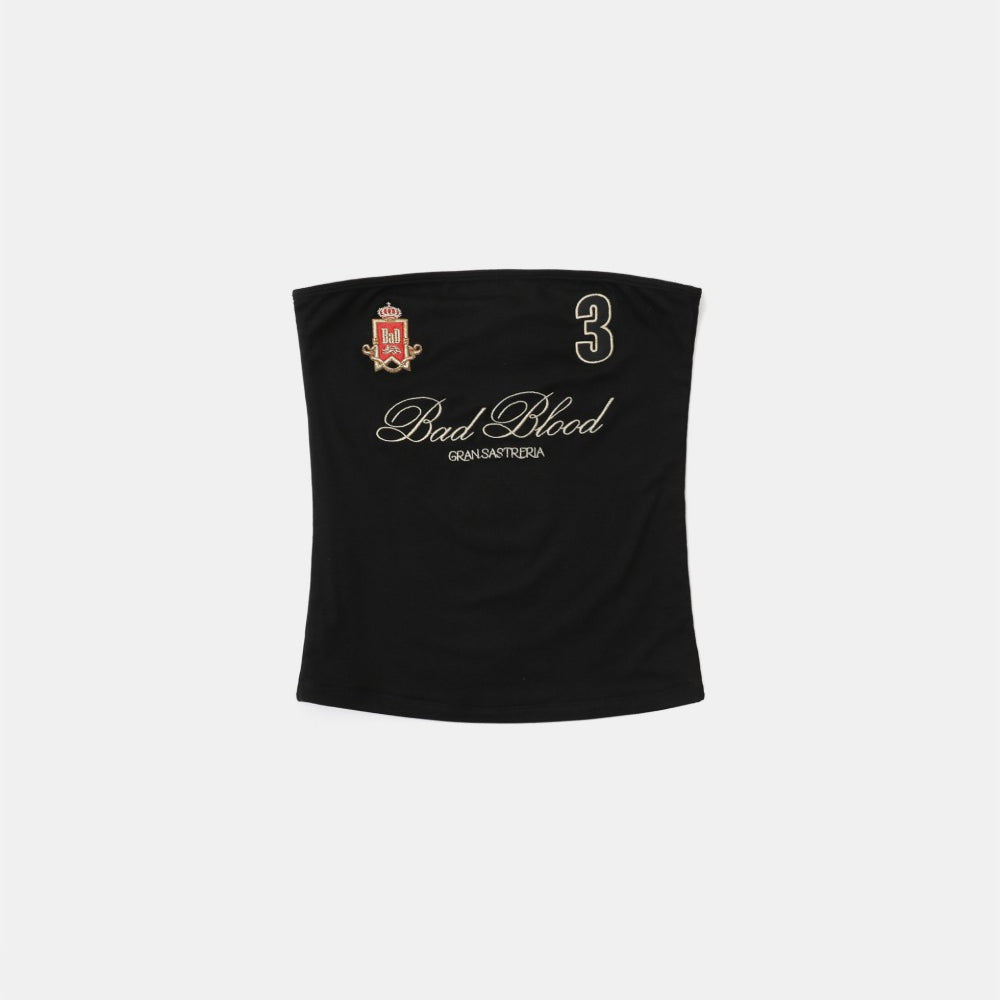 Badblood Classic Logo Tube Top - Black