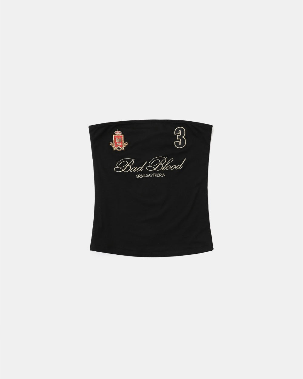 Badblood Classic Logo Tube Top - Black