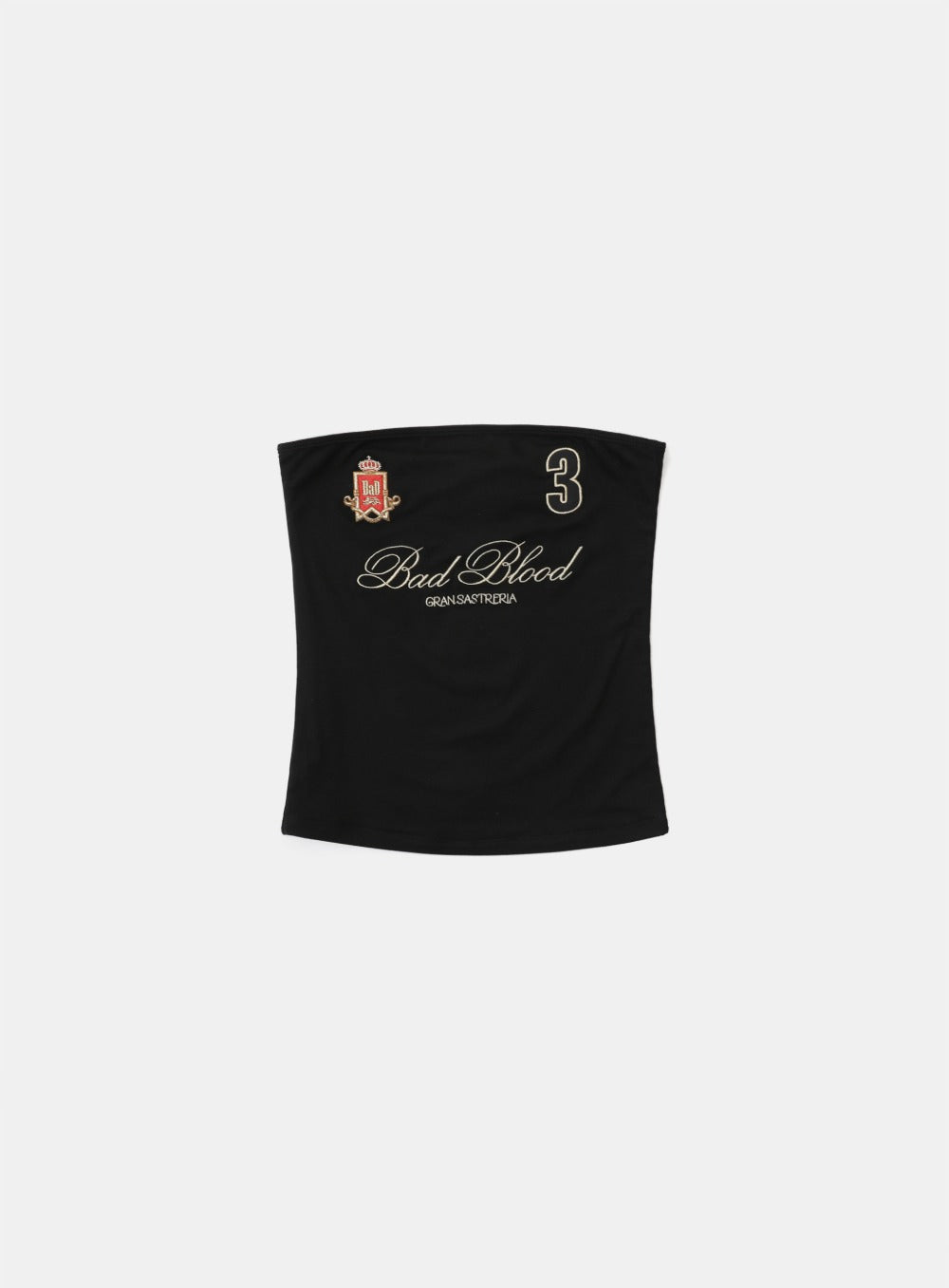 Badblood Classic Logo Tube Top - Black