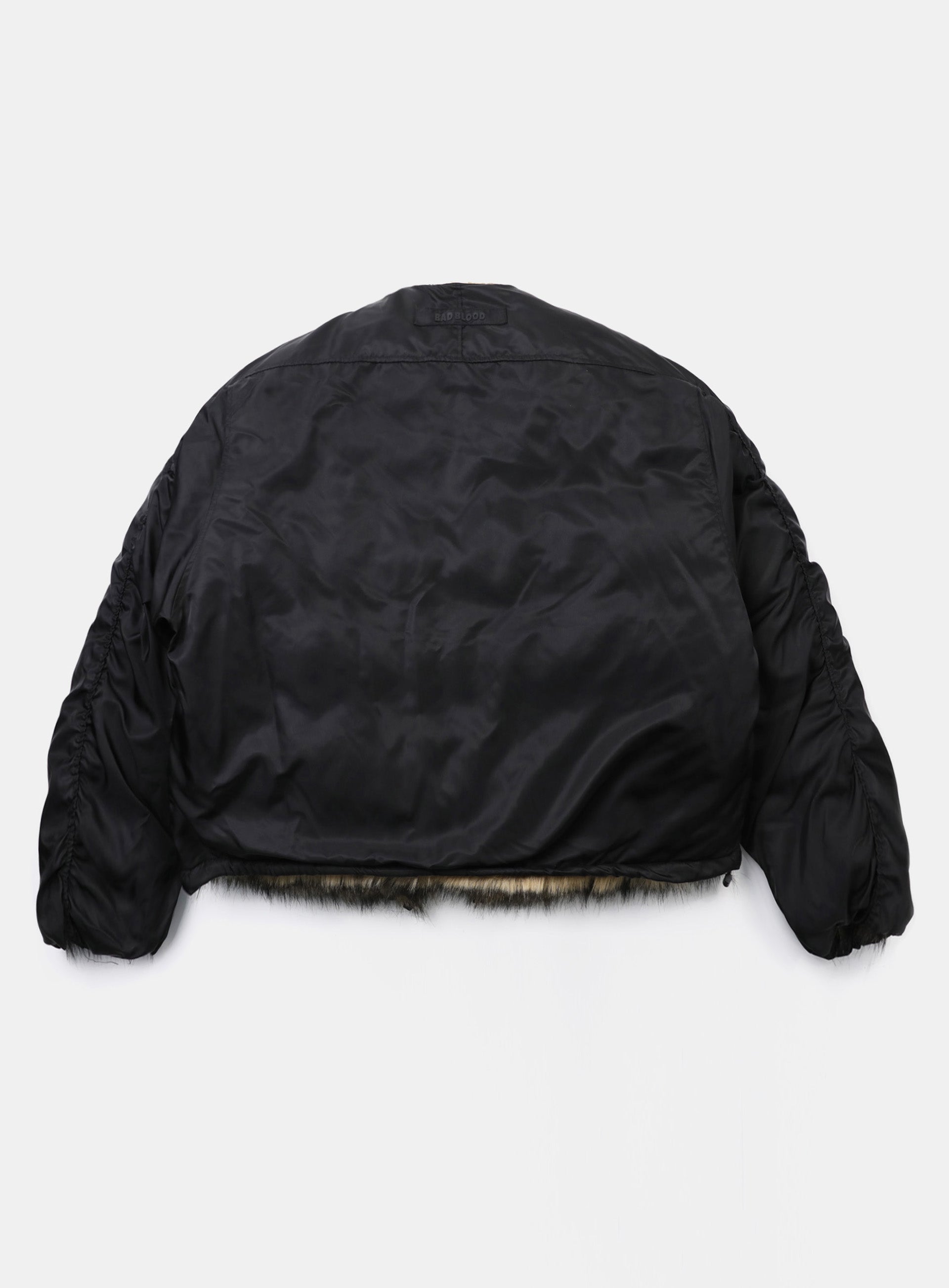 Badblood Nadja Reversible Fur MA-1 Jacket Coyote/Black