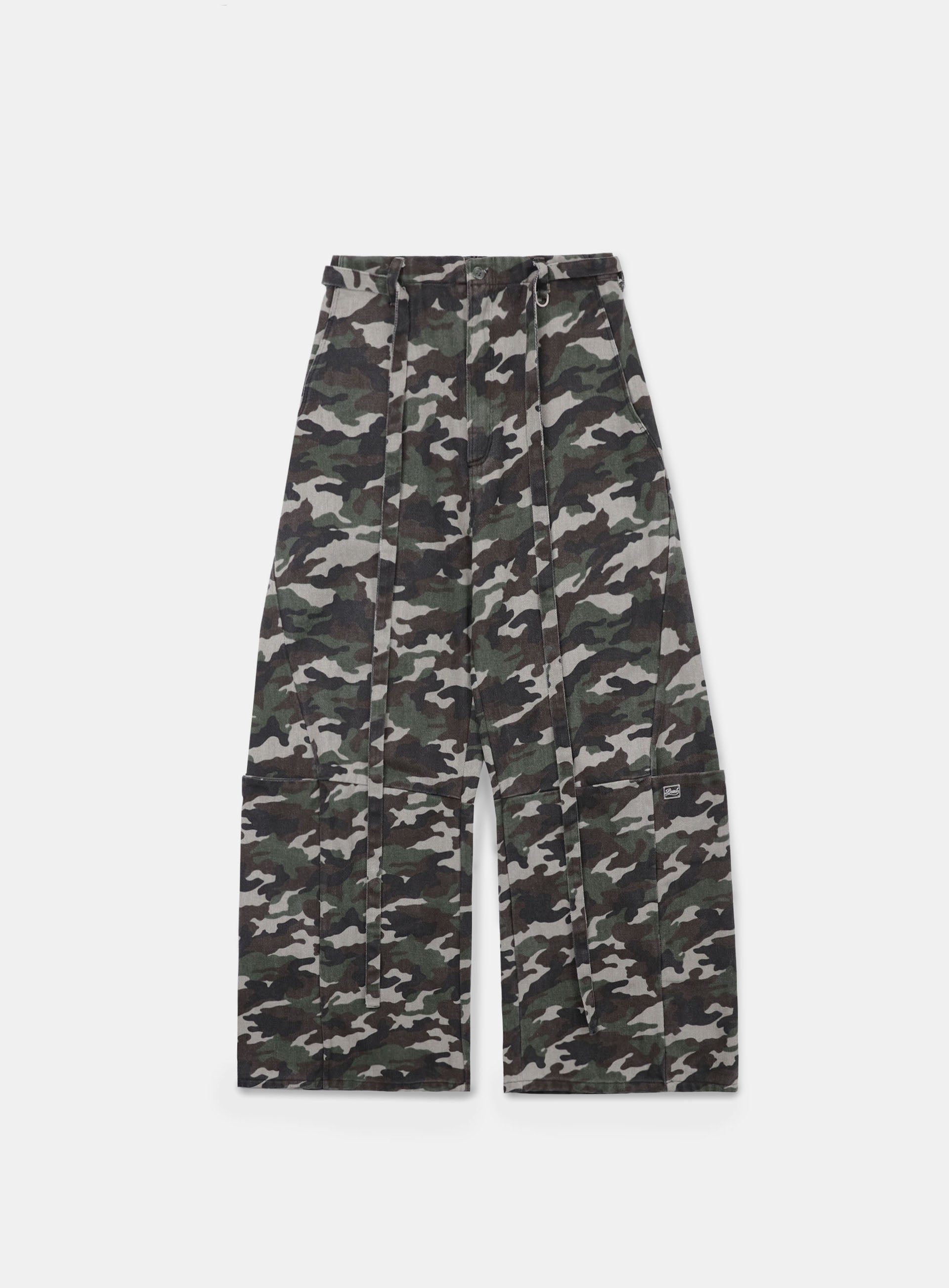 Badblood Curved Cargo Pants Camo