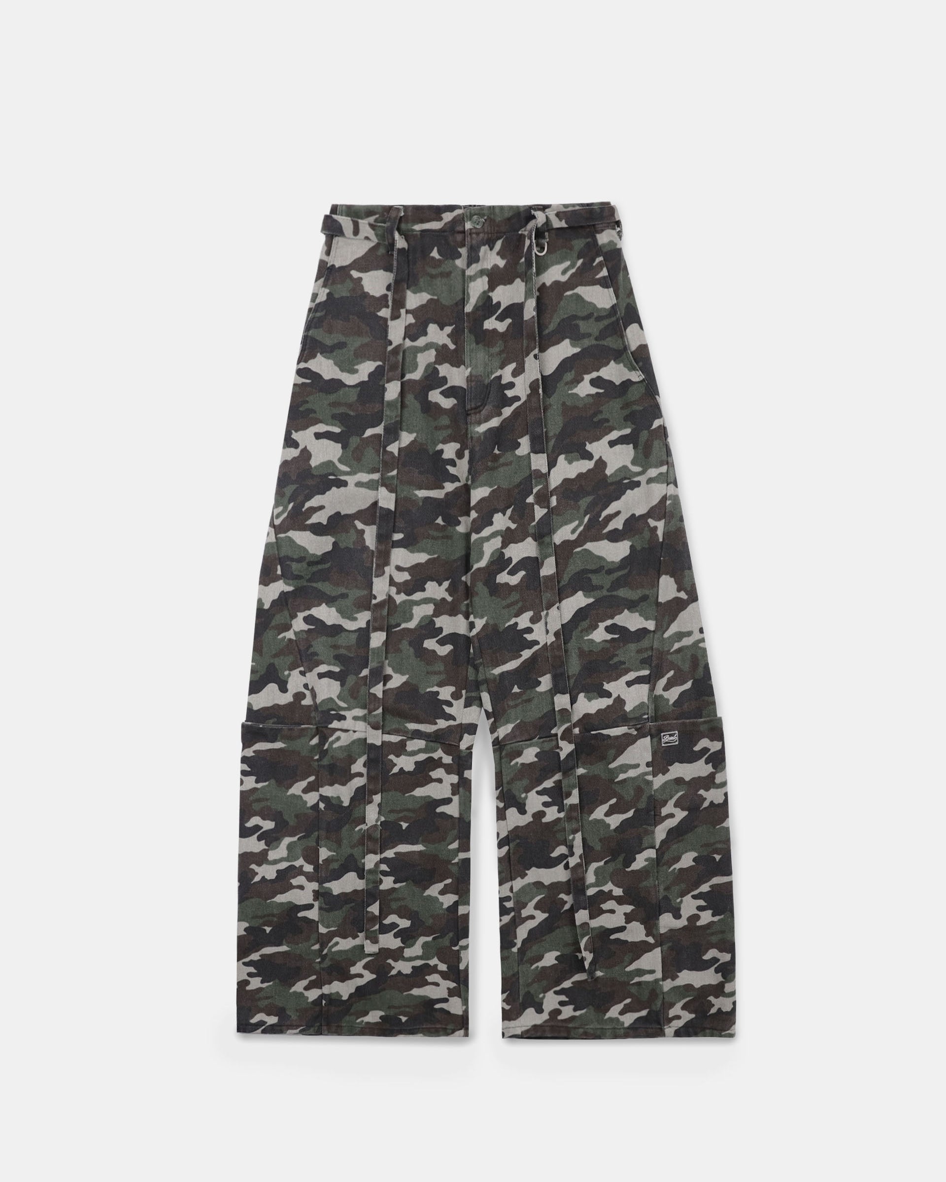 Badblood Curved Cargo Pants Camo