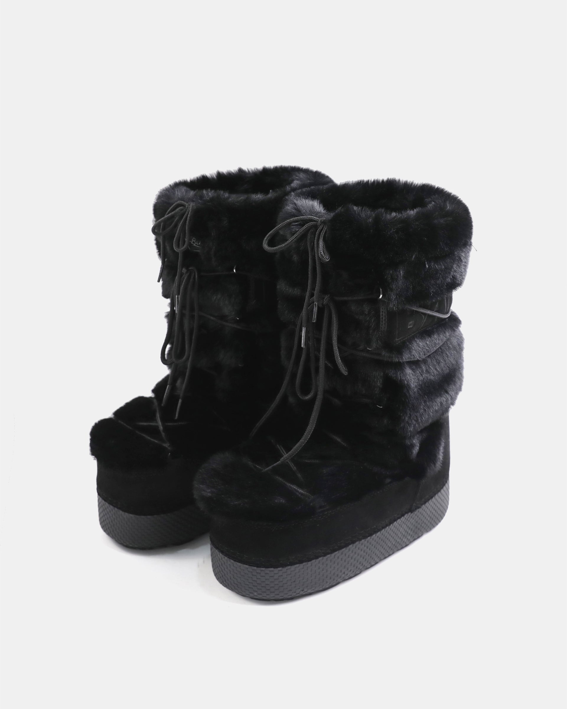 Badblood Eskimo Boots Tall Platform Black