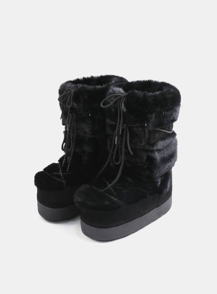 Badblood Eskimo Boots Tall Platform Black – BBGSHOPHK