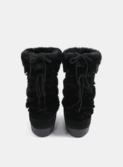 Badblood Eskimo Boots Tall Platform Black