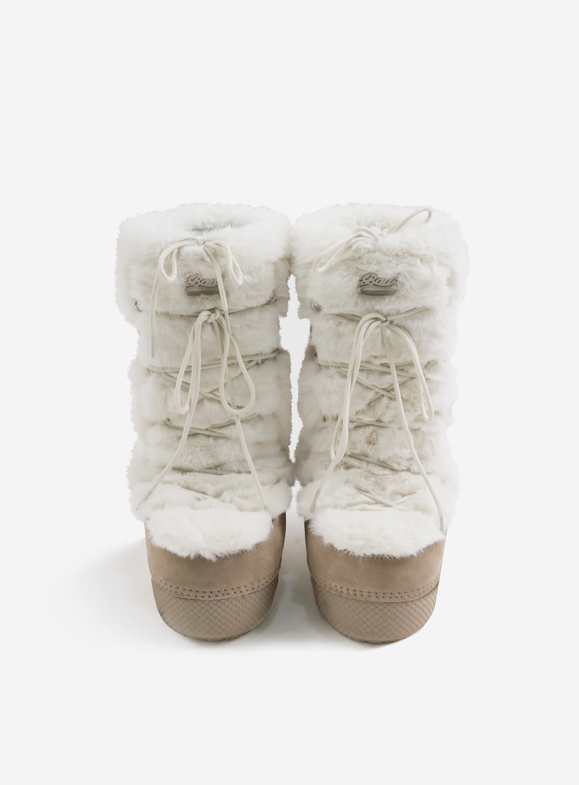 Badblood Eskimo Boots Tall Platform Cream